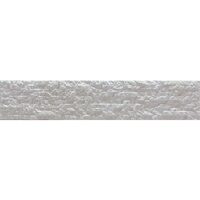 Faianta Abidos tip piatra, 10x50 cm, culoare alba, finisaj mat