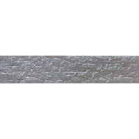 Faianta Abidos tip piatra, 10x50 cm, culoare gri, finisaj mat