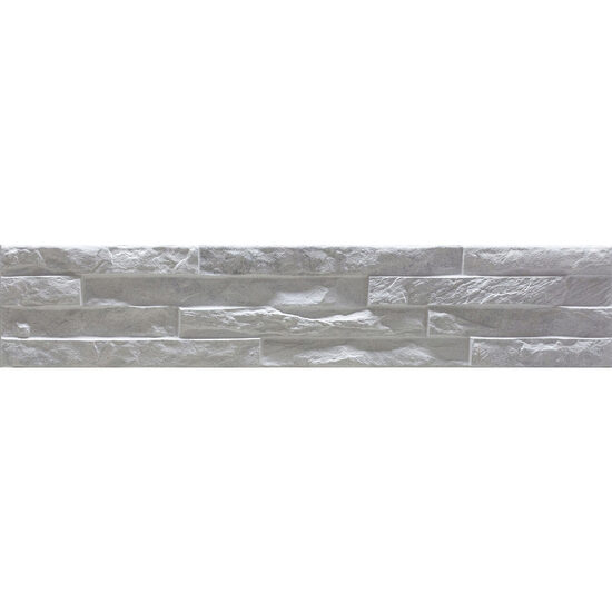 Faianta Avaris tip piatra, 10x50 cm, culoare crem, finisaj mat