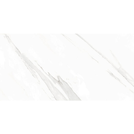 Gresie Luxury tip marmura, 60x120 cm, culoare alba