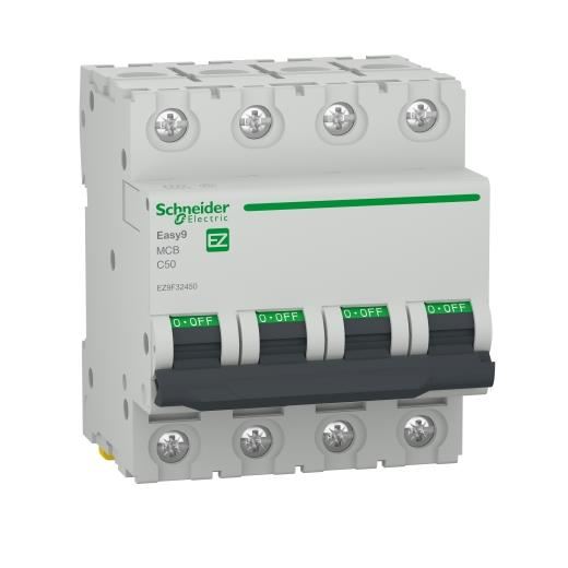 INTRERUPATOR AUTOMAT 50A, 4P+N 4500 AC A C50A EZ9F32450