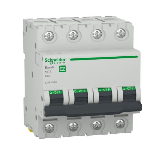 INTRERUPATOR AUTOMAT 63A, 4P 4500 AC A C63A EZ9F32463