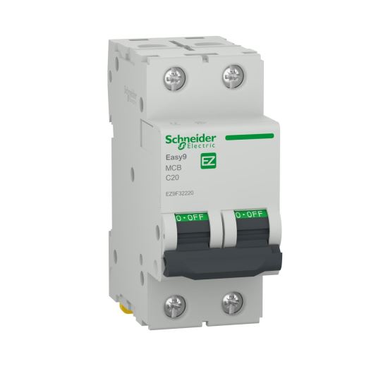 INTRERUPATOR AUTOMAT 20A, 2P 4500 AC 20A EZ9F32220