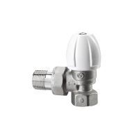 Robinet radiator 1/2 tur coltar, nichelat ACTIV