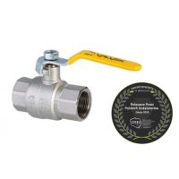 Robinet sferic 1 1/2 pentru gaz, cu maneta de otel ORION