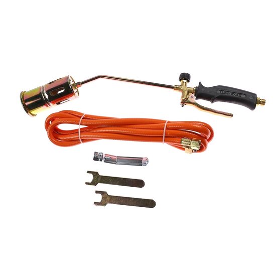 Arzător profesional pe gaz butan LumyTools LT72700, putere 35 kW, lance 530 mm, furtun 3 m