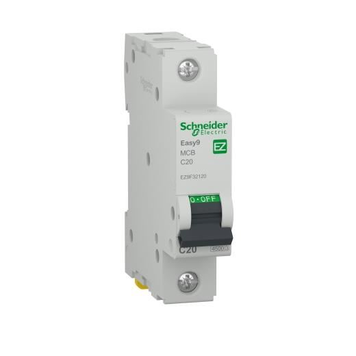 INTRERUPATOR AUTOMAT 20A, 1P 4500 AC 20A EZ9F32120