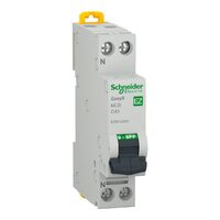 Siguranță automată Schneider Electric Easy9 EZ9P32640, 1P+N, 40 A, curbă C, capacitate de rupere 4,5 kA