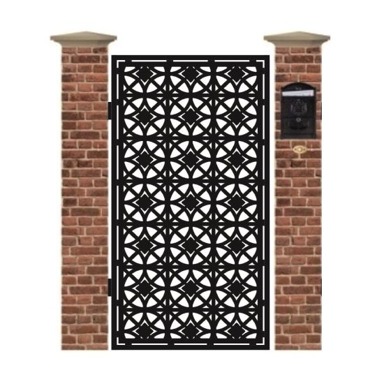 Poarta pietonala din tabla debitata cu plasma GC 1940 x 990 mm