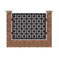 Panou de gard mare din tabla debitata cu plasma MAX GC 1500x1940 mm