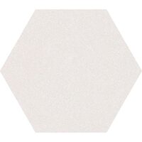 Gresie hexagonala Lieja model ciment, 22,5x25,9 cm, culoare crem