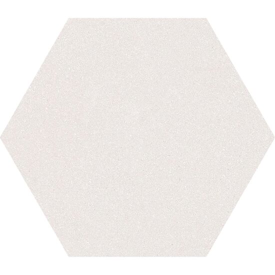 Gresie hexagonala Lieja model ciment, 22,5x25,9 cm, culoare crem