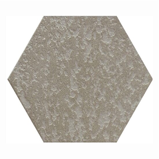 Gresie hexagonala Dione model ciment, 22,5x25,9 cm, culoare bej