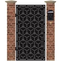 Poarta pietonala din tabla debitata cu plasma METRO 1940 x 990 mm