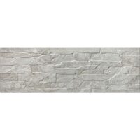 Faianta portelanata finisaj mat Kamale Gris tip Piatra, 17x52 cm, culoare gri