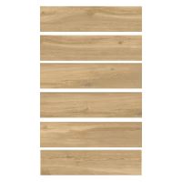 Gresie portelanata Timber Beige tip lemn, finisaj mat, 15x60 cm, culoare bej
