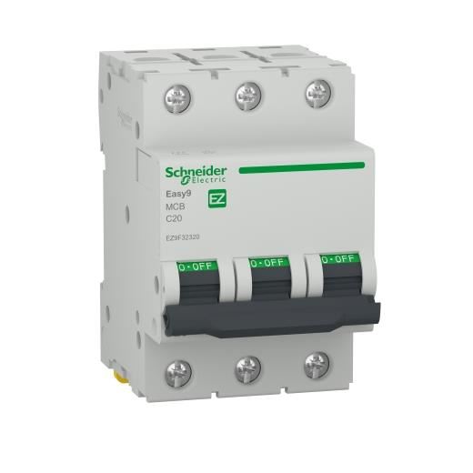 INTRERUPATOR AUTOMAT 20A, 3P 4500 AC 20A EZ9F32320