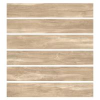 Gresie portelanata Nordicwood Beige tip Piatra, finisaj mat, 15x90 cm, culoare Bej