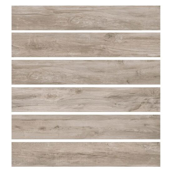Gresie portelanata Savannah Silver tip Lemn, finisaj mat, 20x120 cm, culoare Gri