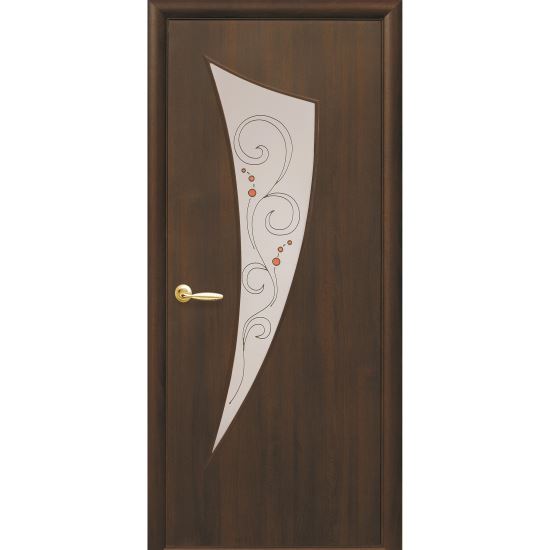 Usa interior PARUS PVC DELUXE Castan culoare maro
