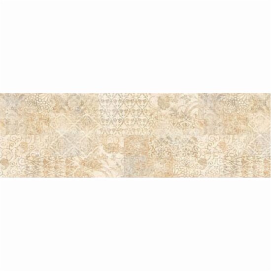 Piesa decorativa Tempera Print Beige 4842, tip marmura, 24.4x74.4 cm, bej