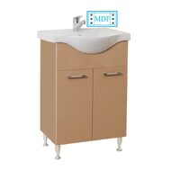 Set Baza seria 153 60cm capucino cu Lavoar 7060 60cm 17818