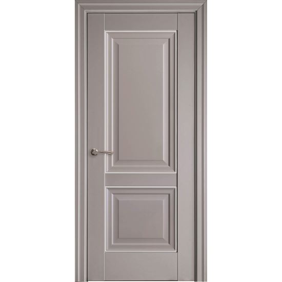 Usa interior Imidg Premium Elegant 70cm cu insertie, culoare Gri Pastel