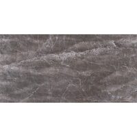 Faianta rectificata Marquina Leaves Brown 4833, tip marmura, 30x60 cm, maro